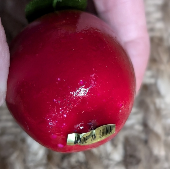 Set Of 23 Miniature Red Apple VINTAGE Ornaments 🍎 Christmas. Size 2.25" - Picture 4 of 4